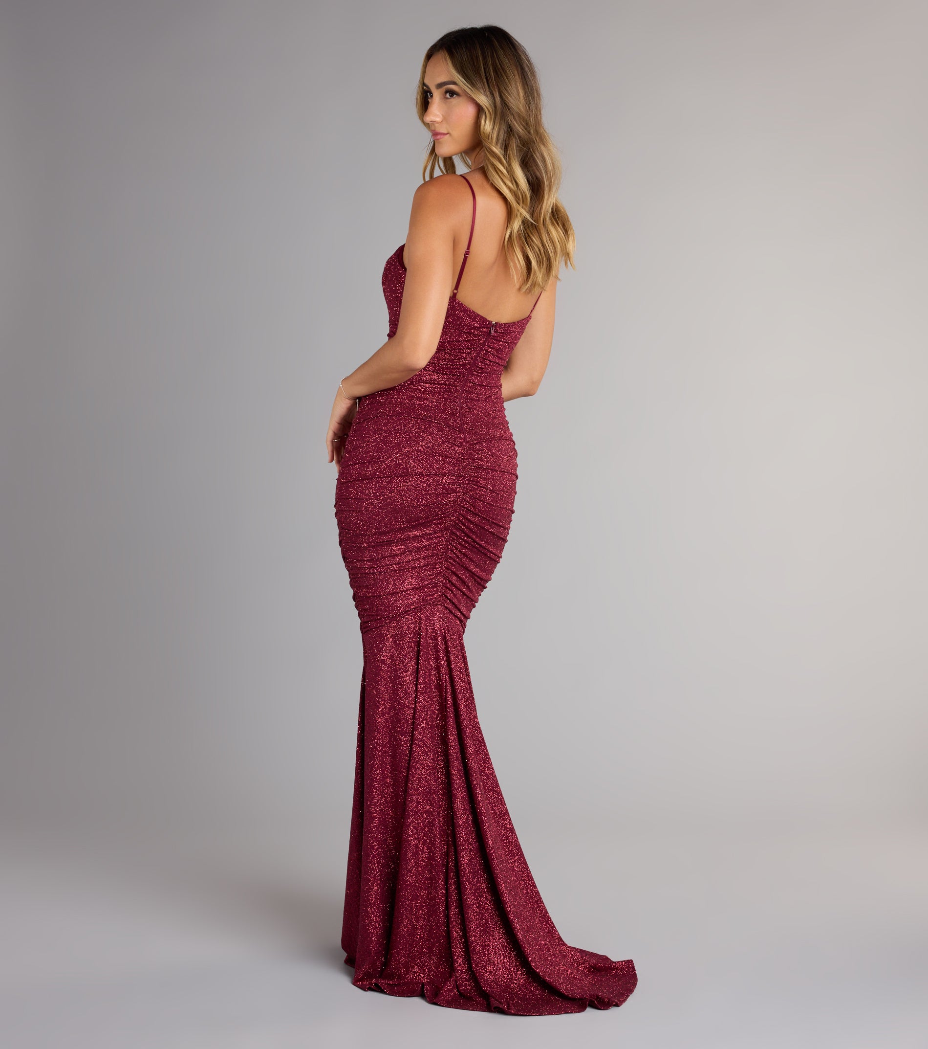 Sofia Glitter Mermaid Formal Dress - Image 2
