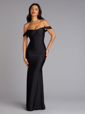 Rae Off-The-Shoulder Mermaid Formal Dress