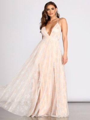 Piper Glitter A-Line Dress