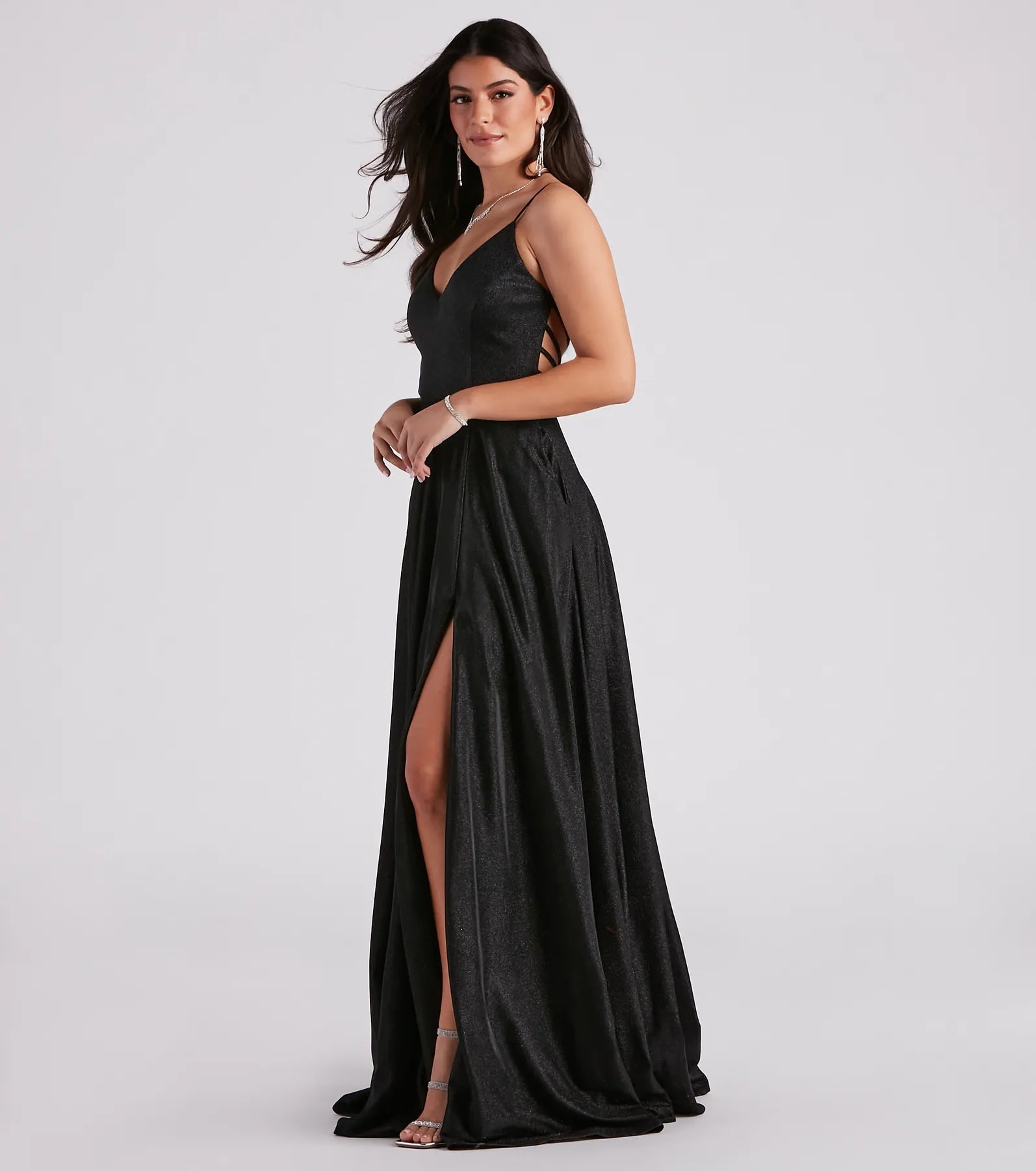 Sally Lattice Back A-Line Ball Gown - Image 7