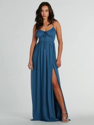 Raya Formal Chiffon A-Line Long Dress