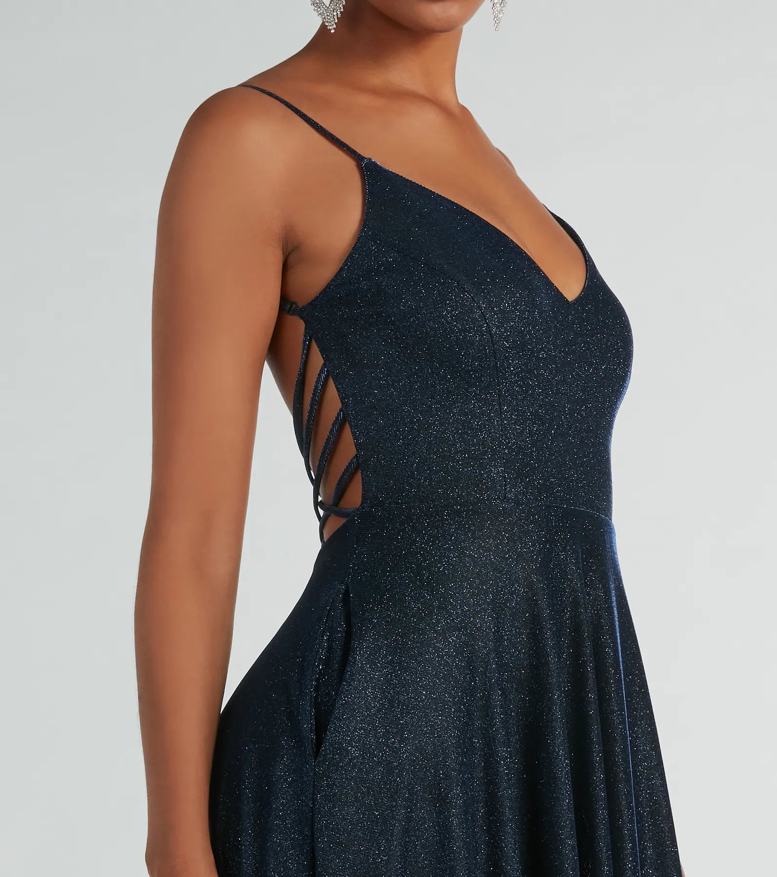 Sally Lattice Back A-Line Ball Gown - Image 11