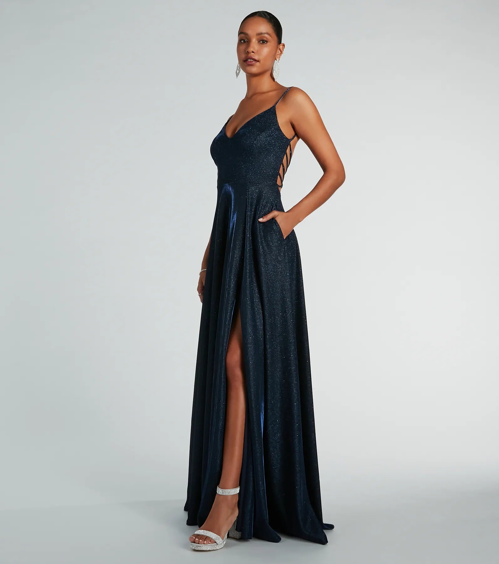 Sally Lattice Back A-Line Ball Gown - Image 12