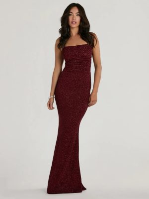 Wendy Sleeveless Mermaid Glitter Formal Dress