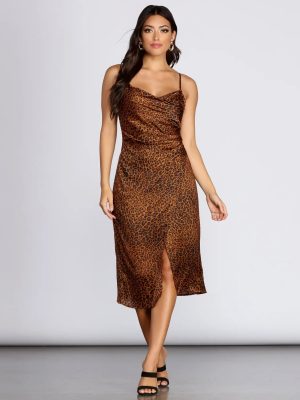 Fashionably Fierce Midi Dress