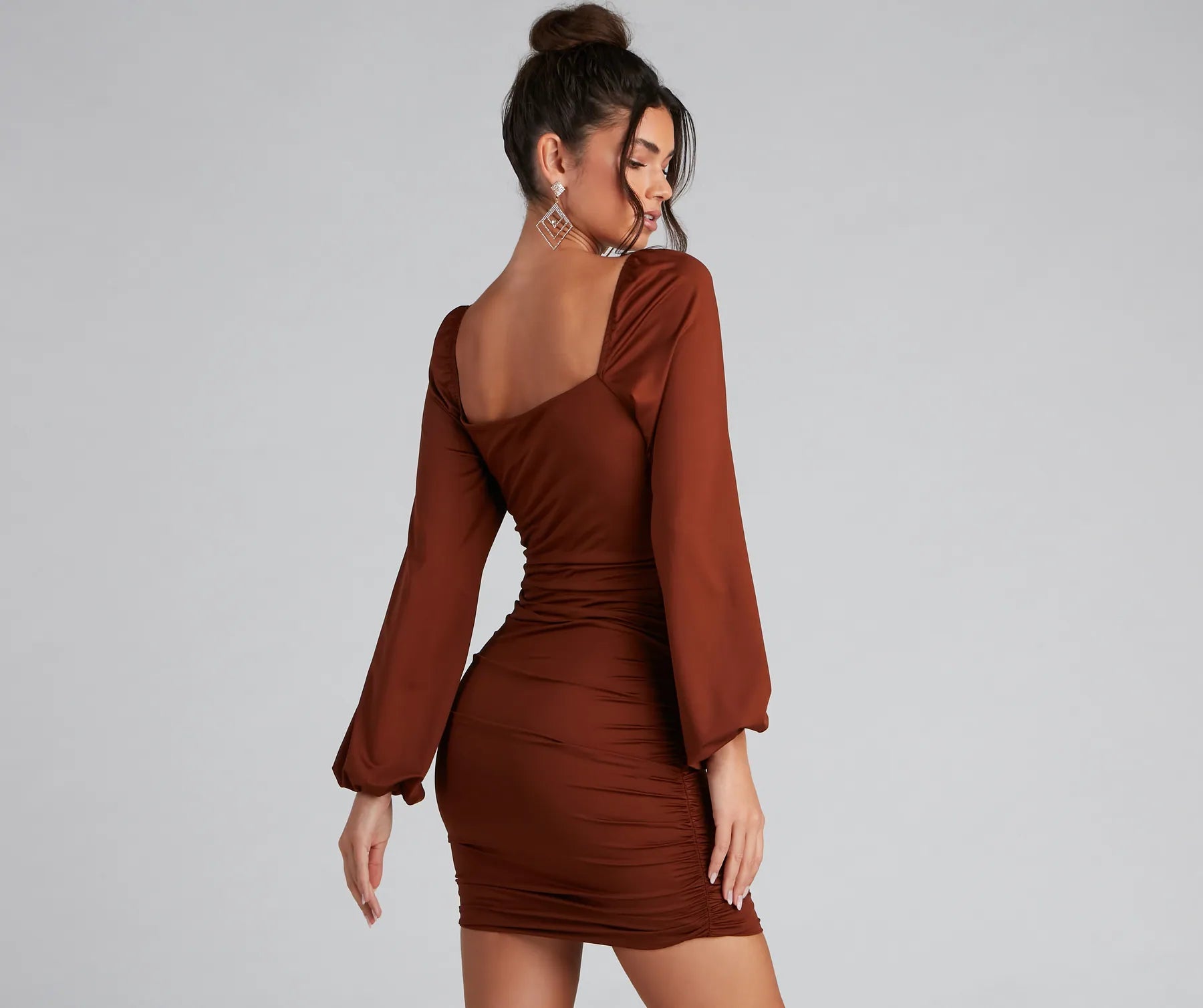 Such A Sweetheart Mini Ruched Dress - Image 6