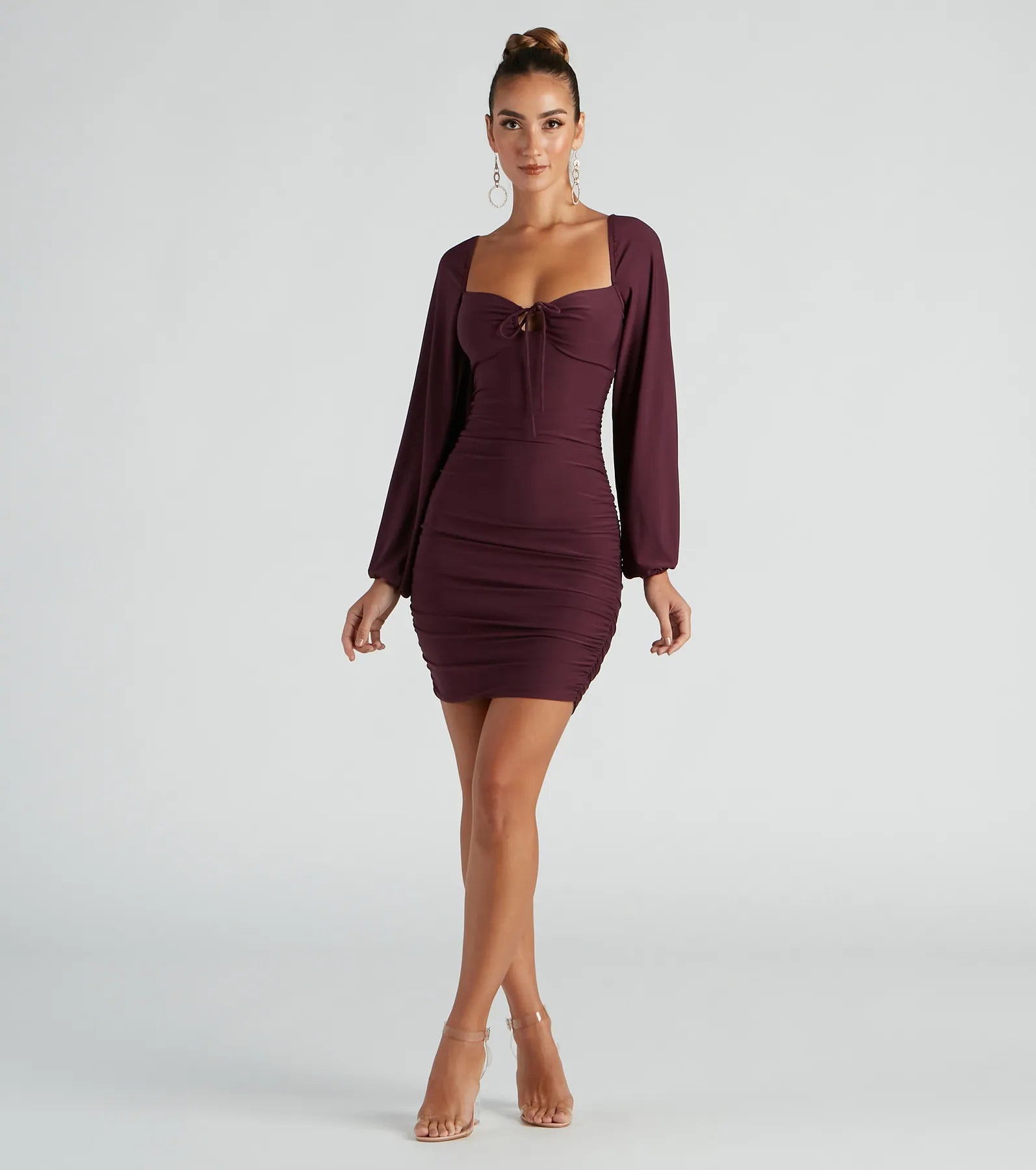 Such A Sweetheart Mini Ruched Dress - Image 10