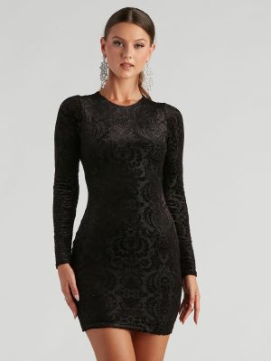 After Midnight Velvet Short Dress