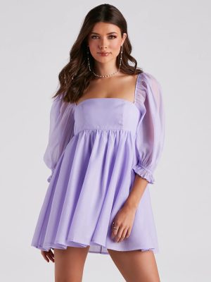 Darling Delight Short Skater Dress