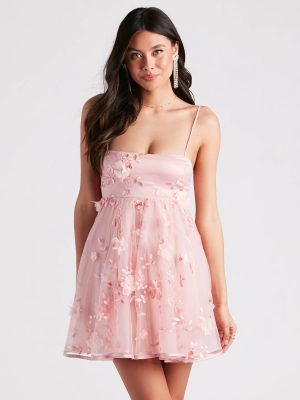 Eden Flower Babydoll Party Dress
