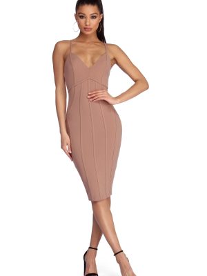 In Your Pipe Dreams Midi Dress
