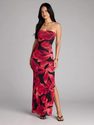 Own The Moment Tube Floral Maxi Dress