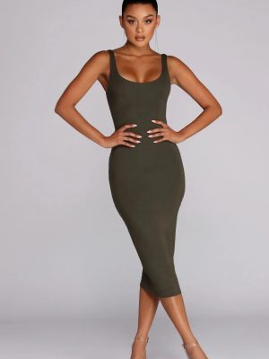 Basic Essentials Midi Dress