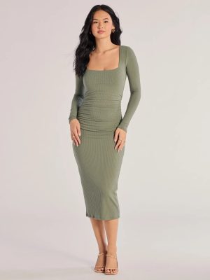 Always A Good Time Long Sleeve Midi Dress