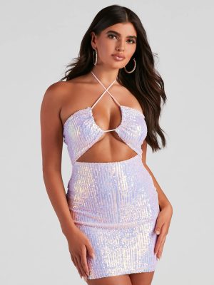 Disco Beauty Sequin Mini Dress