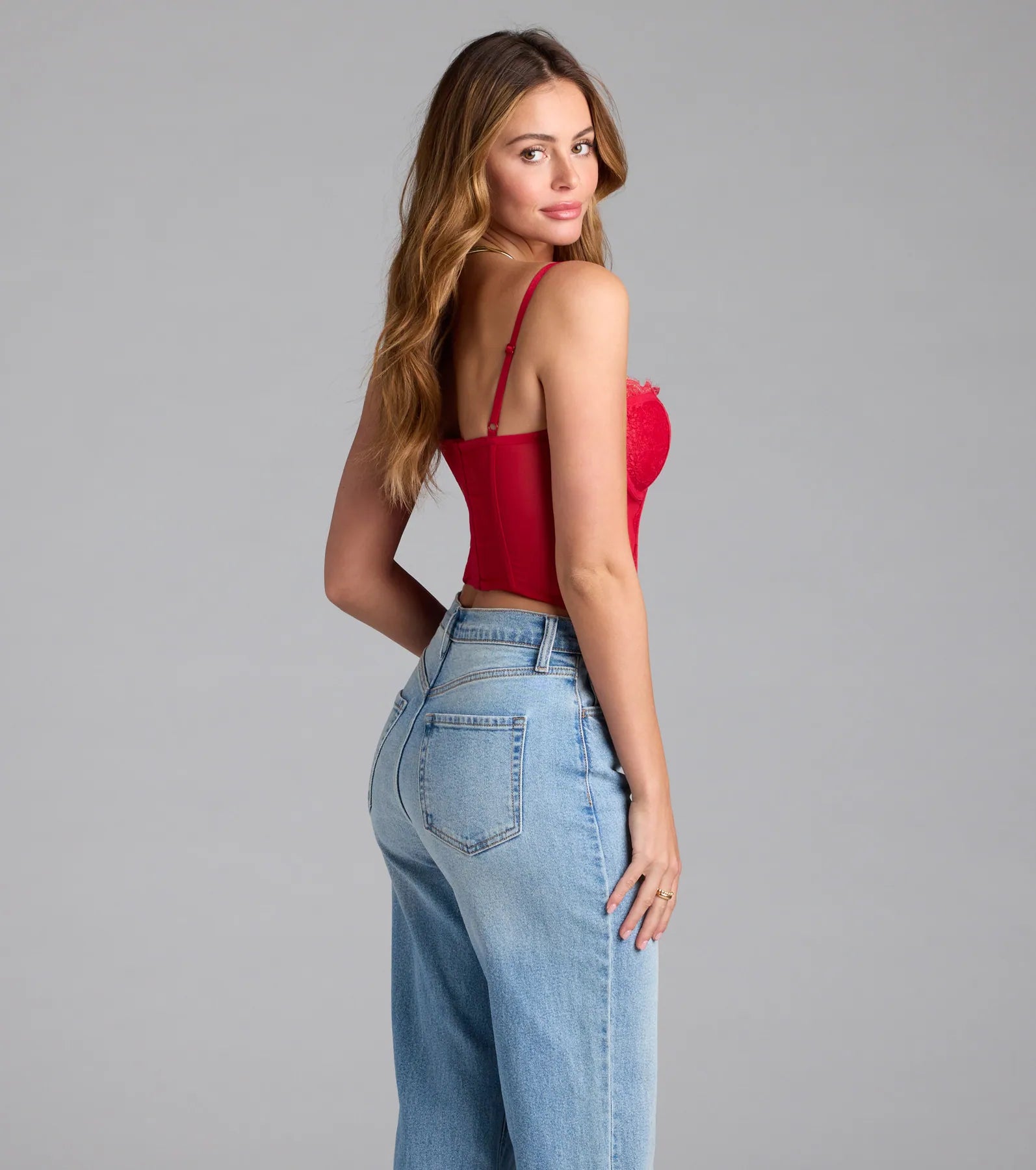 Total Bombshell Lace Corset Top - Image 17