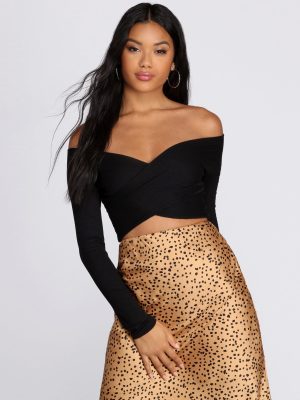 Wrapped In Style Crop Top