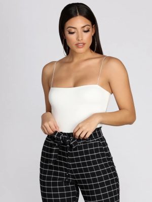 Brushed Knit Basic Bodysuit