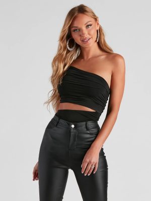 Such A Vibe Ruched Bodysuit