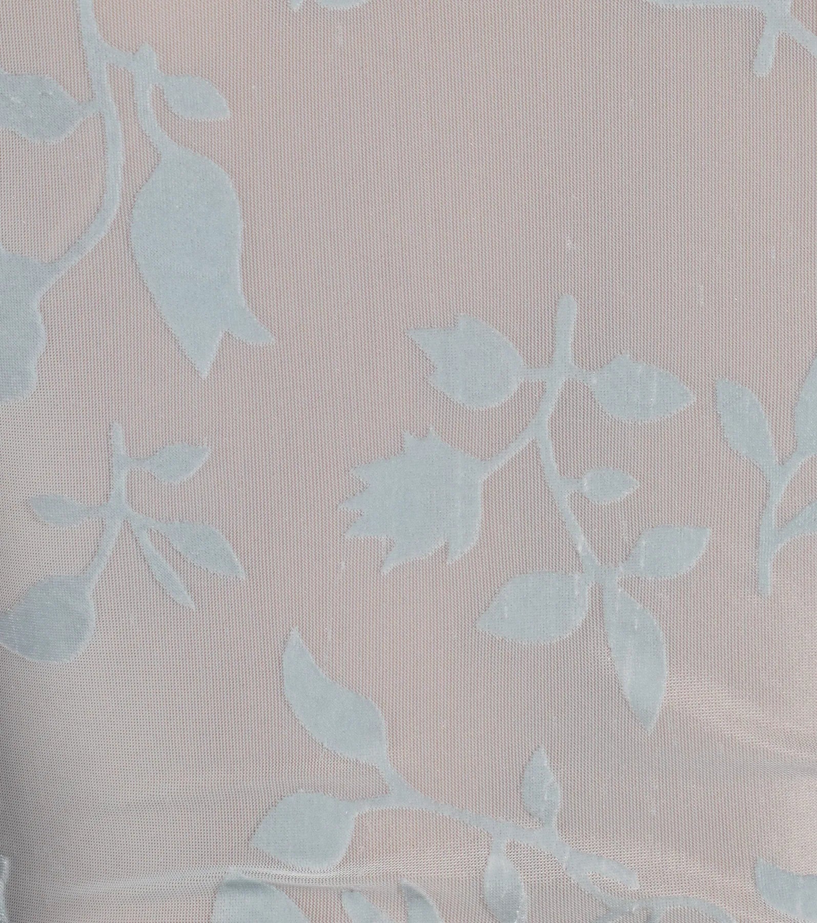 Charming Flocked Floral Mesh Long Sleeve Corset Top - Image 8