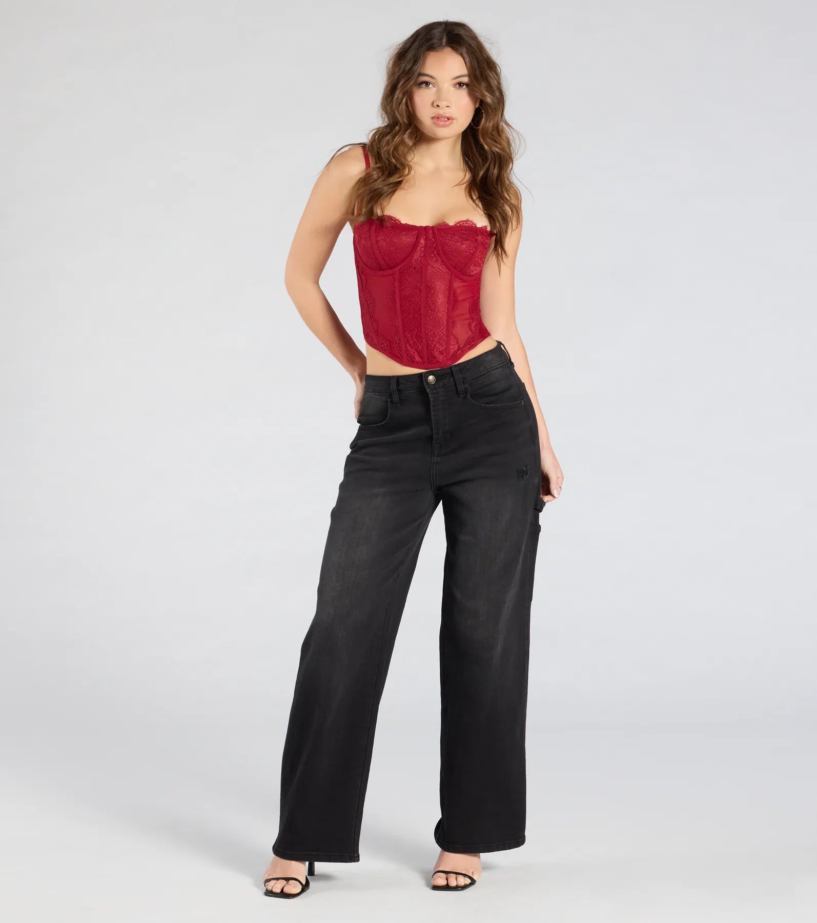 Total Bombshell Lace Corset Top - Image 4