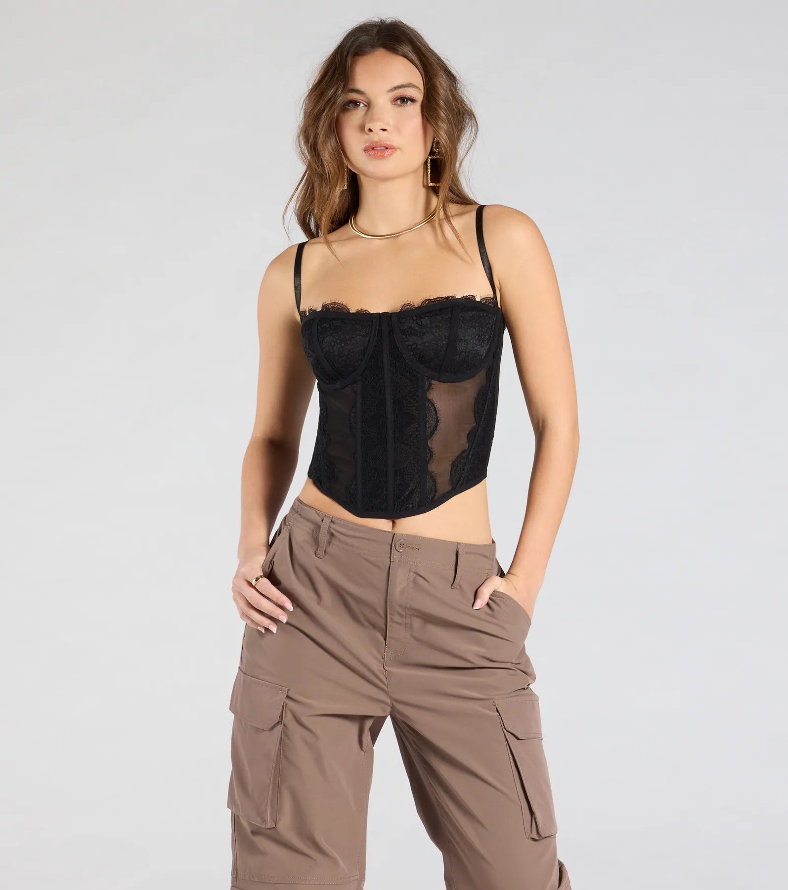 Total Bombshell Lace Corset Top - Image 8
