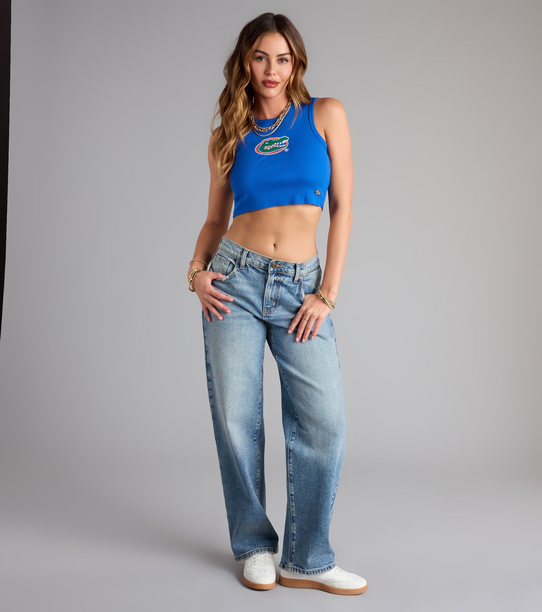 Florida Gators® Goals Cropped Tank Top - Image 3