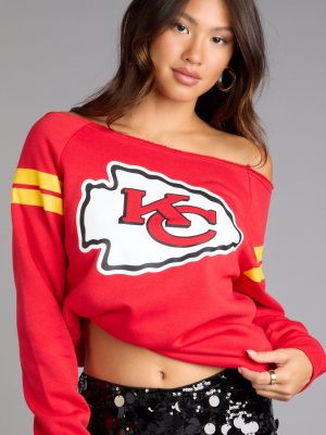Ultra Game NFL Kansas City Chiefs Pull-Over Top