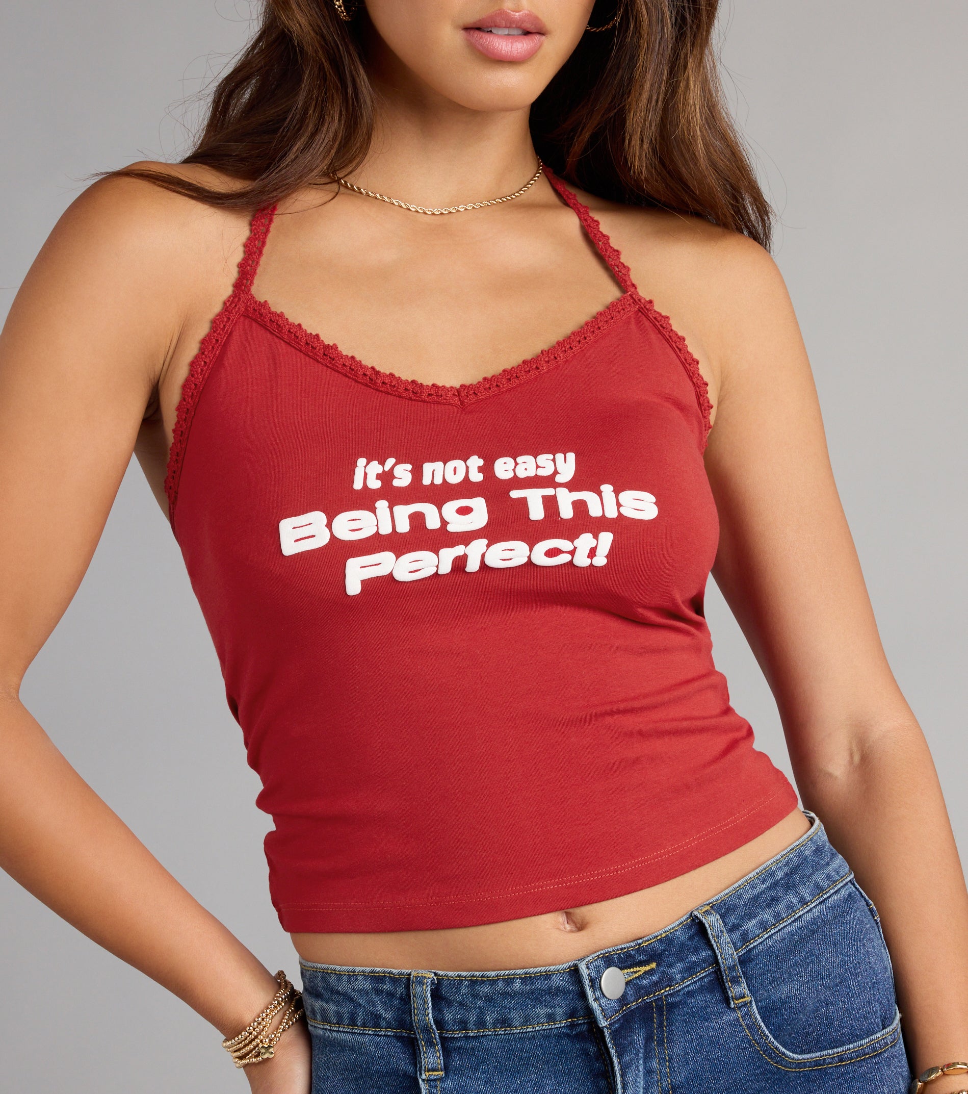 It's Not Easy Being This Perfect Crop Top - Image 4