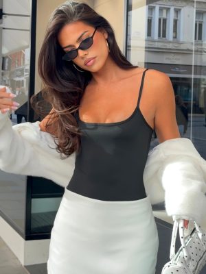 Forever Sleek Scoop Neck Bodysuit