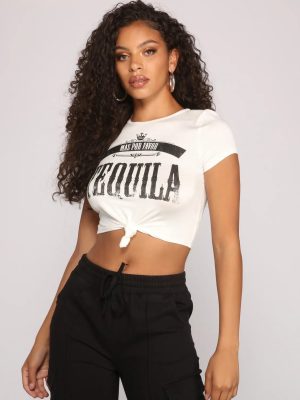 Tequila Time Crop Top