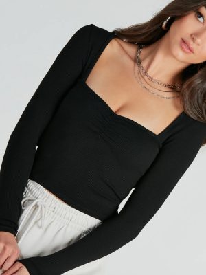 Signature Stunner Long Sleeve Rib Knit Top