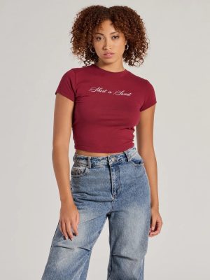 Short n' Sweet Cropped Graphic Tee