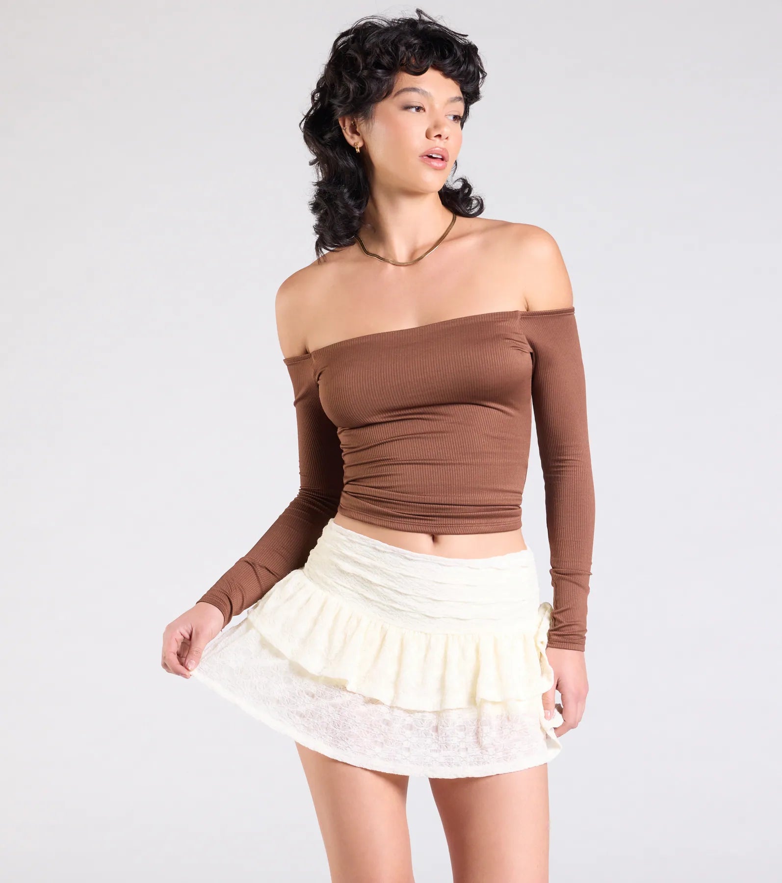 Simply Elevated Off-The-Shoulder Smooth Knit Top - Image 10