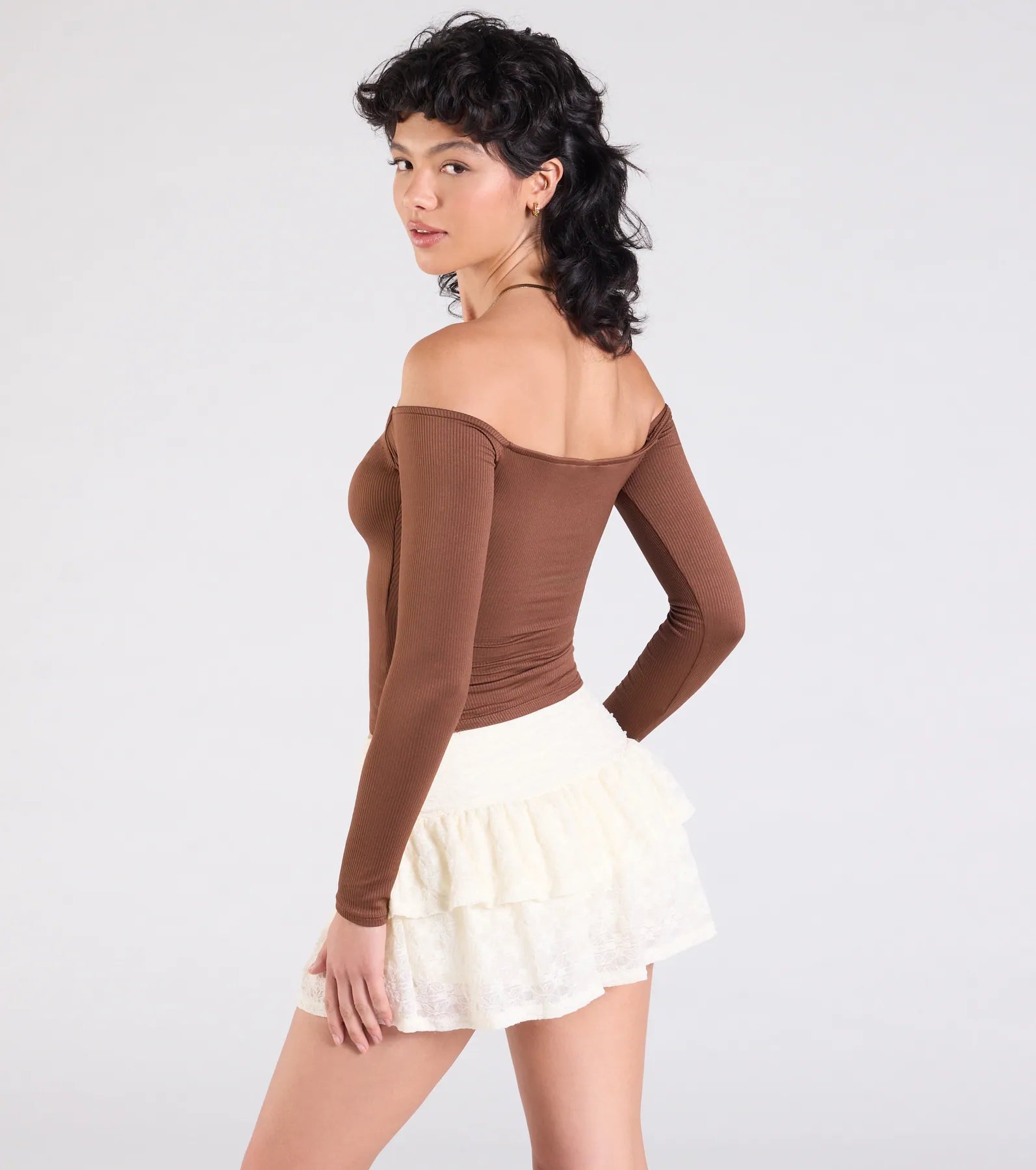 Simply Elevated Off-The-Shoulder Smooth Knit Top - Image 11