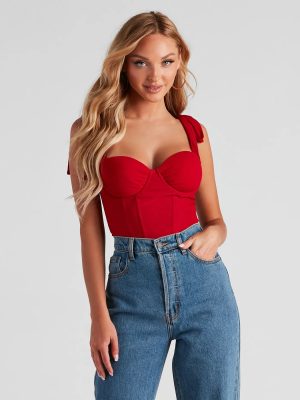 In The Sun Tie Strap Corset