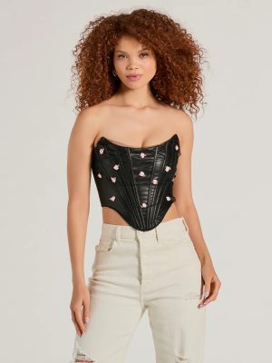 Trend Alert Faux Leather Corset