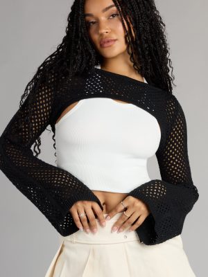 Catch Flights Crochet Sweater Topper