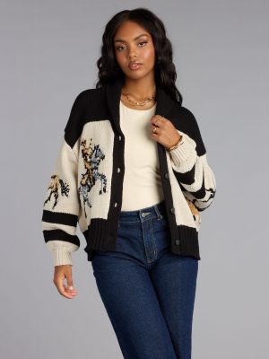 Giddy Up Knit Horse Cardigan