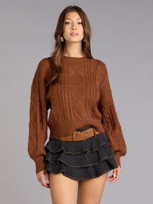 Snuggle Season Cable Knit Sweater