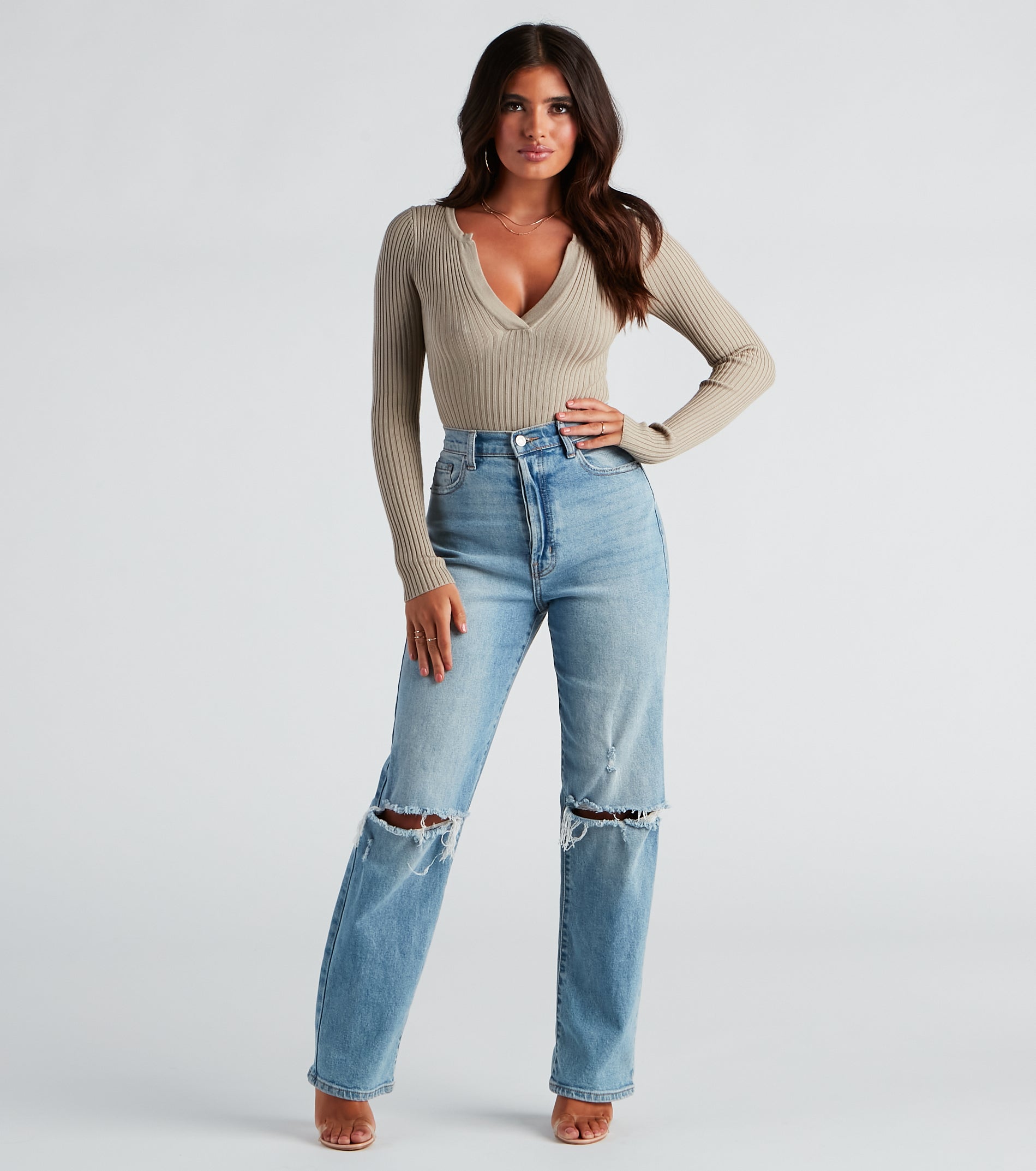 Confident Chick V-Neck Bodysuit - Image 3