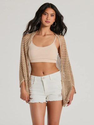 Layered Cutie Oversized Crochet Cardigan