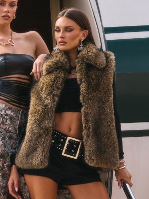 Jet Set Mood Faux Fur Vest