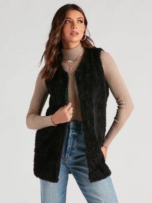So Extra Faux Fur Vest