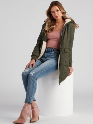 Serious Chills Quilted Puffer Wubby Jacket