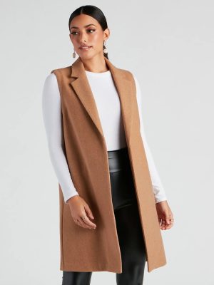 Autumn Chill Faux Wool Vest