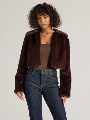 Looking Luxe Faux Fur Cropped Jacket