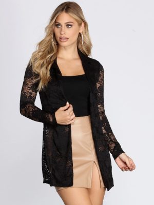 Callin' The Shots Lace Blazer