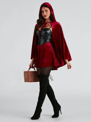 Lil Red Velvet Halloween Cape