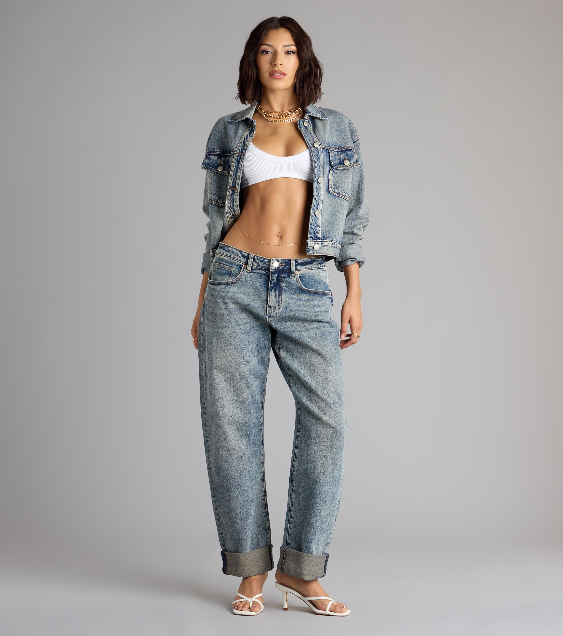 Vintage Vibes Trucker Denim Jacket - Image 3